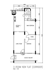 Blk 311 Hougang Avenue 5 (Hougang), HDB 3 Rooms #240772931